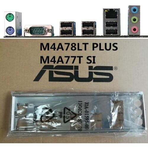 Original IO I/O Shield BackPlate Blende Bracket For Asus M4A78LT PLUS , M4A77T SI