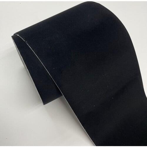 15CM*200/300/500/600CM BLACK Velvet Film Suede Vinyl Wrap Film Velvet Sicker Suede Film Car Sticker With Bubble Free