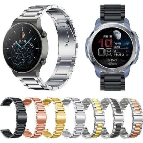 20mm/22mm Strap For Xiaomi mi Watch Color Bracelet Stainless Steel Band for xiaomi Haylou ls02 Replacement Wrist belts