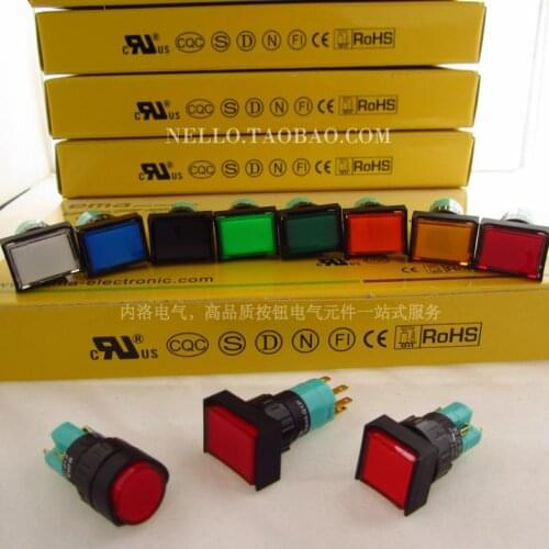 [ SA ]Imports EMA button 16mm self-locking 01P-R/S/CA40.Q/S1P round square without light moments--10PCS/LOT