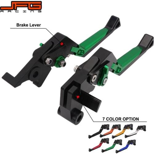 Motorcycle Folding Extendable Brake Clutch Lever For KAWASAKI Ninja125 Z125 2019 Z250SL 16-17 Ninja250R Ninja300R Z300 Ninja400