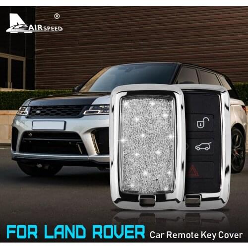 Zinc Alloy Special Diamond Car Remote Key Case Cover Shell for Land Rover Range Rover Sport Velar Discovery 5 Evoque Accessories
