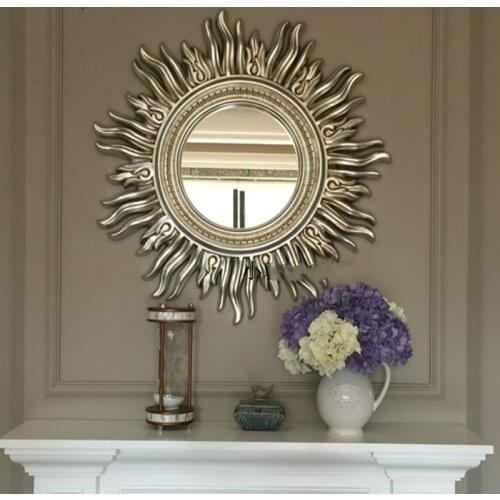 Sun Apolo Wall Decorative Mirror Bathroom Mirror Art Designs Gold/silver/champion