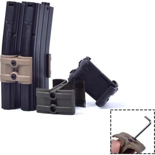 ActionUnion Tactical Magazine Clip AR15 M4 AK 47 MP5 Parallel Connector Coupler Link Airsoft Rifle MAG595 Hunting Accessories