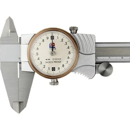 Shock-proof Stainless Steel Pocket-Size Vernier Caliper Metric Gauge Measuring Tool