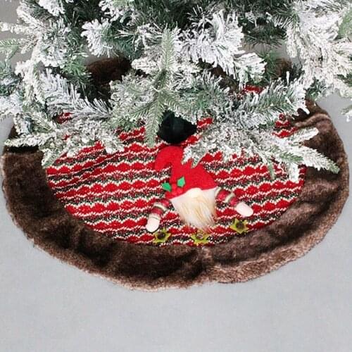 Christmas Tree Skirt Carpet Floor Mat Xmas Tree Blanket Cover Ornaments Home Decor Holiday Party Gift Festival Props Dropship
