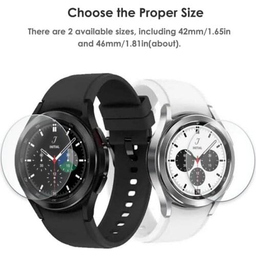 Tempered Glass Screen Protector For Samsung Galaxy Watch 4 42MM & 46MM Anti-Scratch Transparent Film Anti Explosion Guard HOT