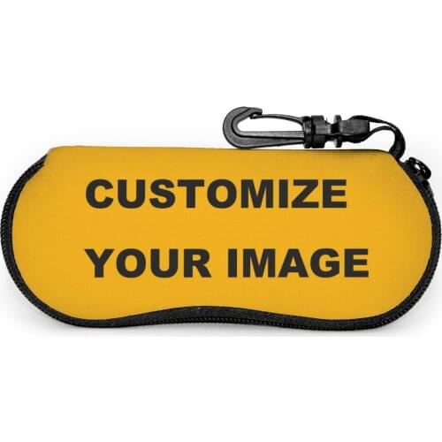 NOISYDESIGNS Vintage Women Men Kids Eye Glasses Case Customize Your Image Logo Sunglasses Eyewear Protector Bag Funda Gafas
