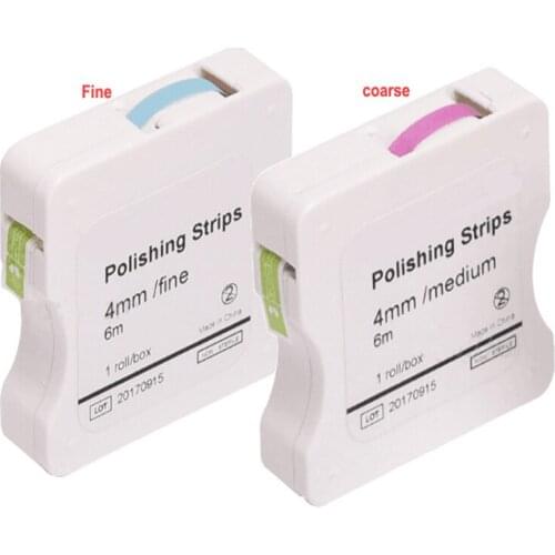 1PC Dental Colored Roll Polishing Strip Opening Interdental Adjacent Wall 6 Meter