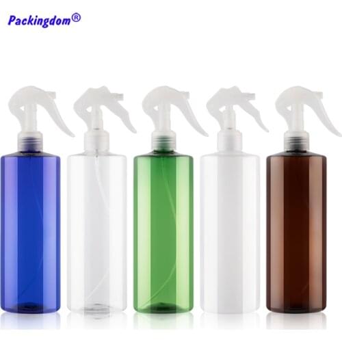 10pcs Empty Spray Bottles Mist Trigger Bottle Hairdressing Nutrient Water Sprayer Flower Planting Watering Tools Home Use 500ml