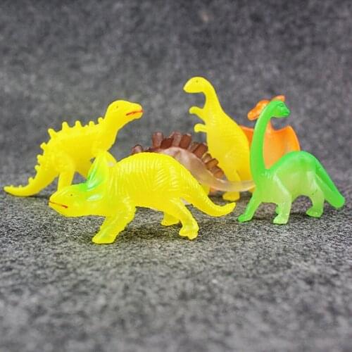 12pcs Glow In The Dark Luminous Jurassic Dinosaur Toy Model Toys Kids Gift