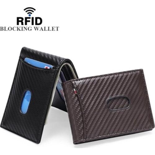 2020 new mens wallet brand new carbon fiber material short men wallets drivers license card holder carteira masculina portfel