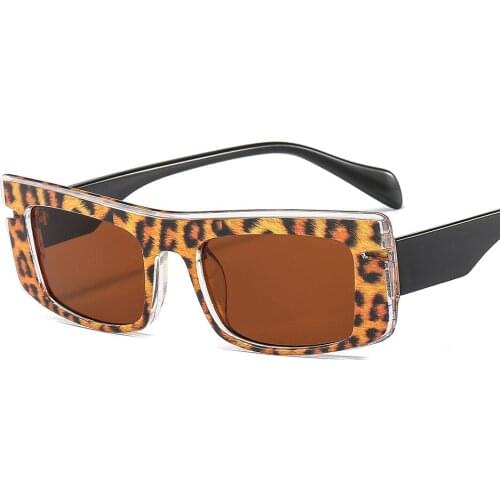 2021 Small Rectangle Sunglasses Travel Square Sun Glasses Men Women Vintage Retro Oculos Frame Shades Femme Luxury Brand UV400