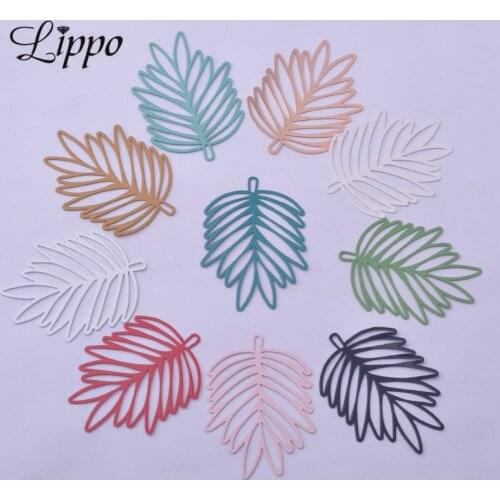 30pcs AB6152 28*38mm Filigree Plant Phoenix Charms Earring Connectors