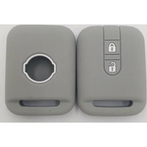 4PC Silicone Car Key Cover Remote Key Fob Shell Cases For Nissan Altima Maxima GT-R Fob Shell Protector Car Accessories