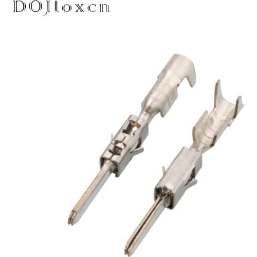 50/100/200/500/1000 Pcs 1.5 MM Auto Wire Crimp Male Terminal For VW Tyco TE Audi Seat Skoda Spade Electrical Connector 964269-2