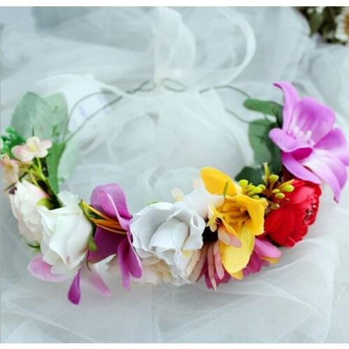 Wedding Dress Accessories Fashion Color Headband Hair Band Bridal Headdress Beach Holiday Headwear Wedding Accessories