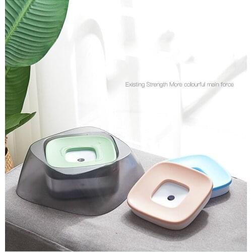 Pet drinking water bowl Creative matte splash-proof non-wet mouth dog buoyancy bowl, pet floating