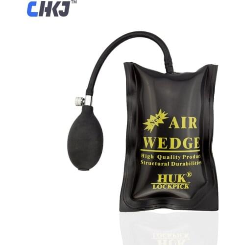 CHKJ Genuine HUK Professional Pump Wedge Locksmith Tools Auto Air Wedge Airbag Lock Pick Set Open Car Door Window Lock 188x125mm