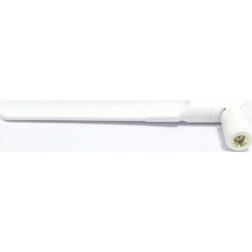 1PC 8dBi 2400-2500MHZ 5150-5850MHZ dual band WIFI Antenna RP SMA male connector 160 mm long white color