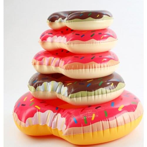 Seat Ring Speelgoed Boei Matras Verdikte Pvc Zomer Float Speelgoed Cirkel Outdoor Activiteiten Opblaasbare Donut Zwemmen Ring