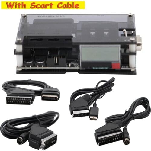 Bitfunx OSSC HDMI Converter Kit Transparent Black for Retro Game Console New Update Kit with Scart Cable