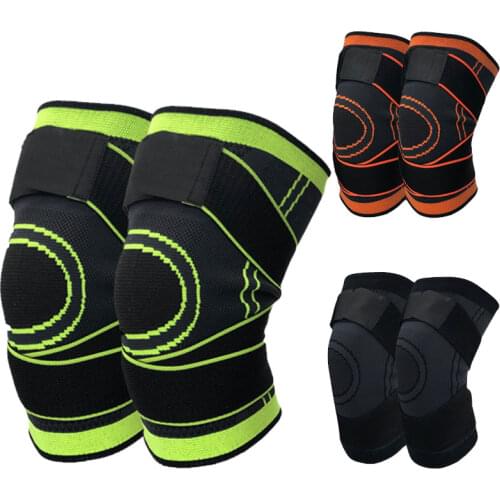 Knee Brace Compression Sleeve Non-Slip Running Hiking Soccer Basketball Meniscus Tear Arthritis Single Wrap Kneepads Knee Pads
