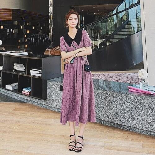 KUANGNAN Office Summer Dresses