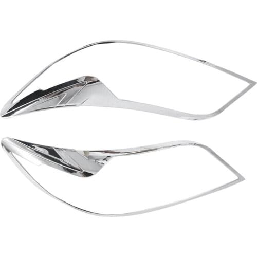 Car Headlight Shade Headlight Frame Eyebrow Stickers Headlight Frame Trim for Toyota Sienna 2019 2020