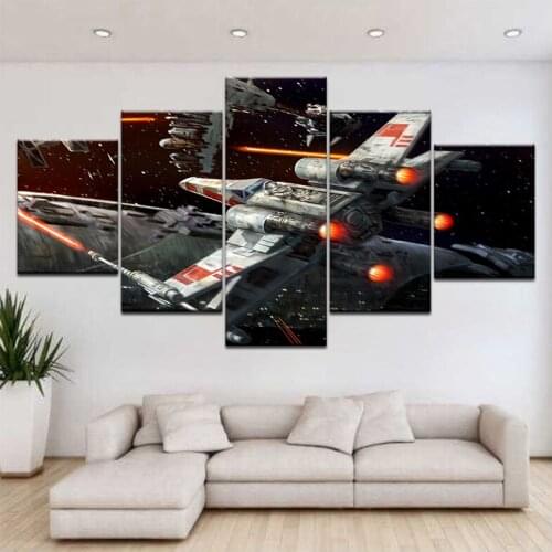 Wall sticker Diy Diamond Painting 5Pieces Spaceship Diamond Embroidery Diamond Mosaic Satellite picture of rhinestoneZP-1874