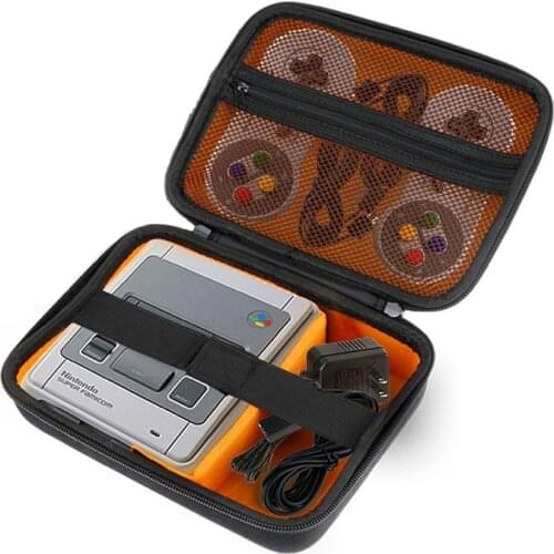 Portable Hard Travel Bag Case for Nintendo Mini Super NES SNES Classic Console
