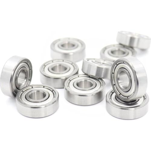 S607ZZ Bearing 7*19*6 mm ( 10PCS ) ABEC-1 440C Roller Stainless Steel S607Z S607 Z ZZ Ball Bearings