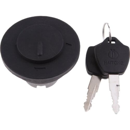 Iron Fuel Gas Tank Cap Cover With Keys For Scooter B08 B09 Lance Charming