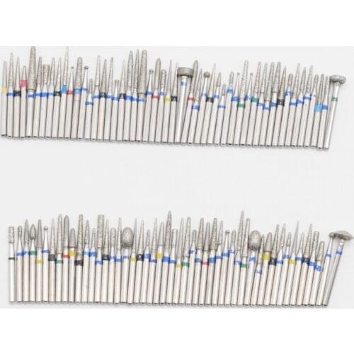 1/Set Dental FG Diamond Polishing Bur Nail Drill Set Fit High Speed Handpieces Polishing Manicure Tools 1.6mm