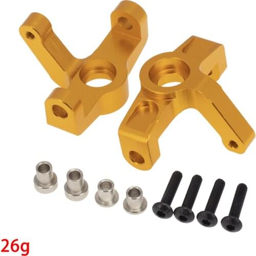 1 pair WLtoys 104001 Metal front wheel seat 1860 For 1/10 RC Car 104001 Upgrade part