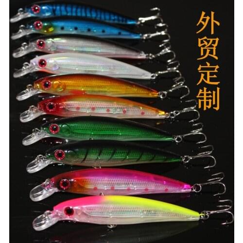 10 pcs full set Asian bait fishing road depth 2m laser miner lure 11cm/13.5G Bionic bait