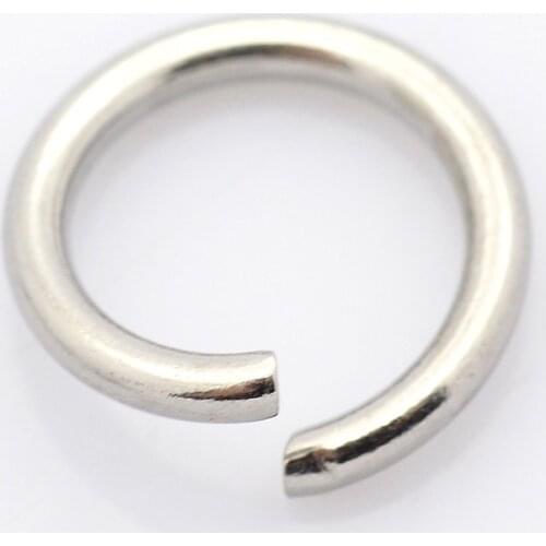 3mm/8mm Stainless Steel Open Jump Rings Handmade Jewelry Findings & Components Wholesale