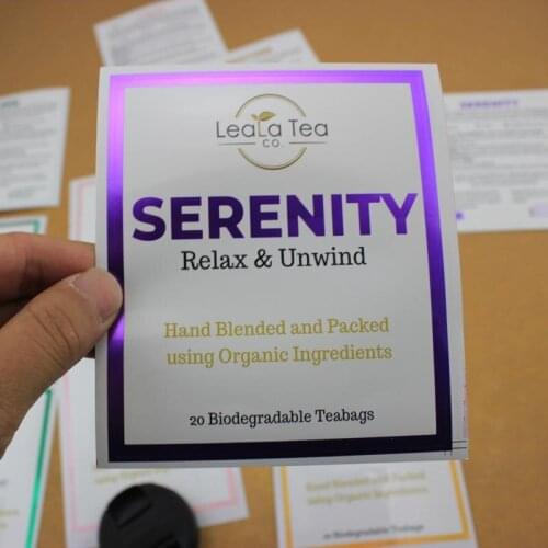 Factory price paper test tube label, medicine vial wrapping sticker