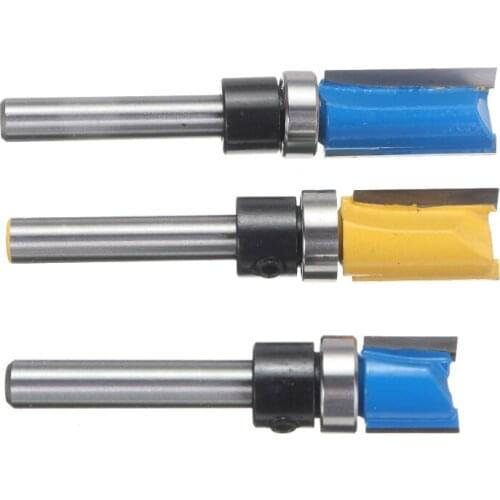 Milling Cutter 2 Flute Straight Bit Woodworking Router Bits Tools For Wood Engraving Trimming Router Bit