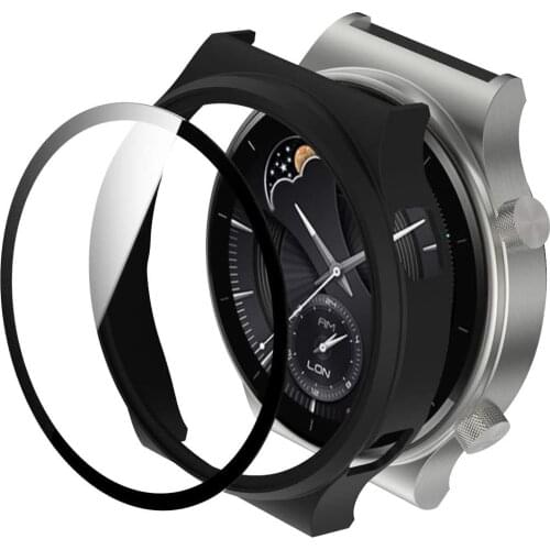 Watch cover Case for Huawei Watch GT 2 Pro Hard chrome tempered film screen Protector bumper For Huawei Watch GT2 pro Cover