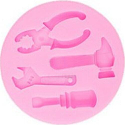 H7JB Hand Tools Silicone Mold 3D Sugar Chocolate Fondant Molds Mini Hand Tool Silicone Cupcake Fondant Cookie Decorating Mold