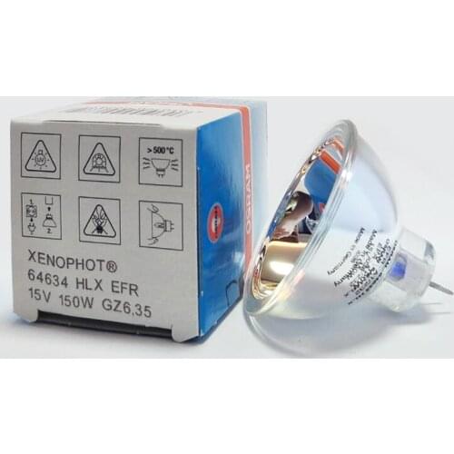 HLX 64634 Xenophot 15V150W GZ6.35 EFR bulb,HLX64634 15V 150W microscope endoscope light source halogen lamp