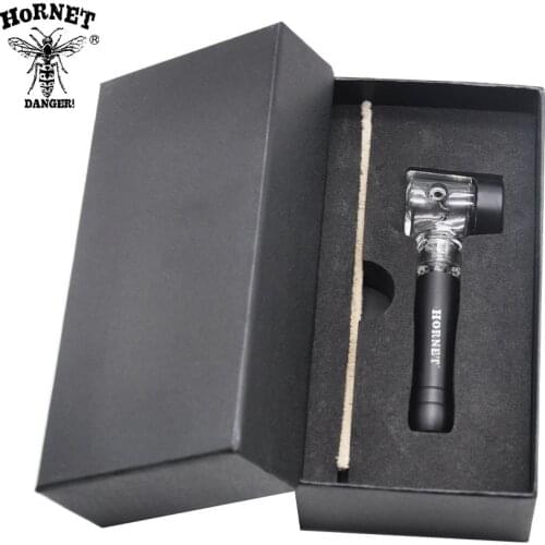 HORNET Aircraft Aluminum Smoking Smoking Pipe 150MM Glass Bowl Metal Tobacco Herb Pipe Glass Smoke Hand Spoon Pipes Accessories