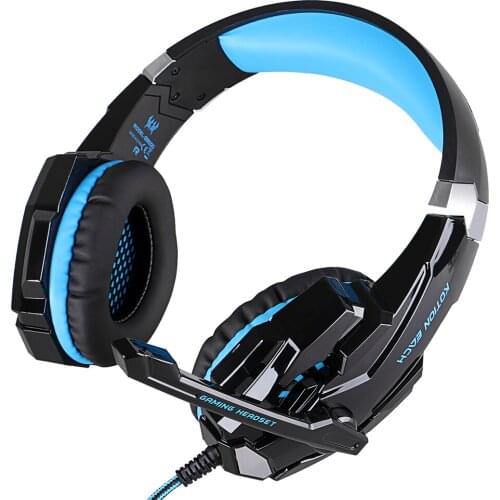 G9000 head-mounted LED luminous stereo gaming headset with microphone, suitable for PC PS4 professional gamers