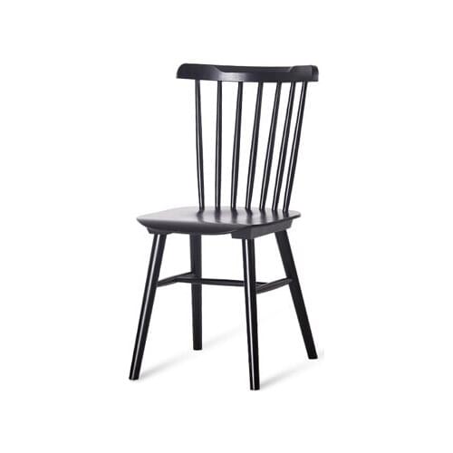 Real wood chair. Leisure cafe solid wood chair