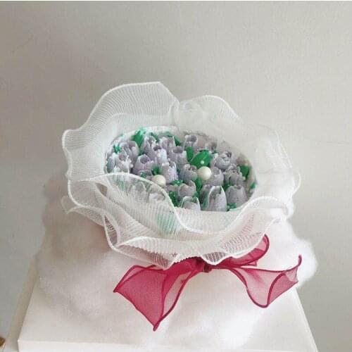 White Yarn Wire Dream Catcher Crown Cake Topper Acrylic Happy Birthday Wedding Party Decoration Baking Supplies Love Gift