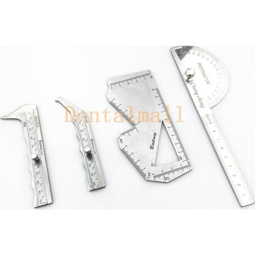 Stainless steel Nasal measuring scale Nasal caliper carved plate asal plastic surgery instruments tools