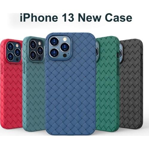 Breathable Mesh BV Grid Weave Phone Case For iPhone 12 11 Pro Max 12 Mini XR X XS Max 6 6S 7 8 Plus SE 2020 Soft Silicone Coque