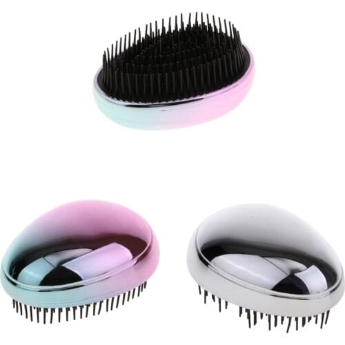 Egg Shaped Detangling Brush Hairbrush Scalp Massage Comb for All Kinds of Hair, No More Tangles