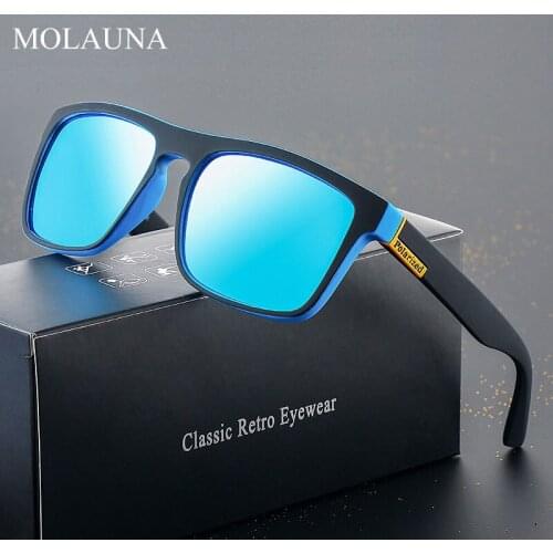 2020 Square Polarized Sunglasses Men Retro Driving Shades Male Sun Glasses Brand Designer Vintage Glasses Gafas De Sol UV400